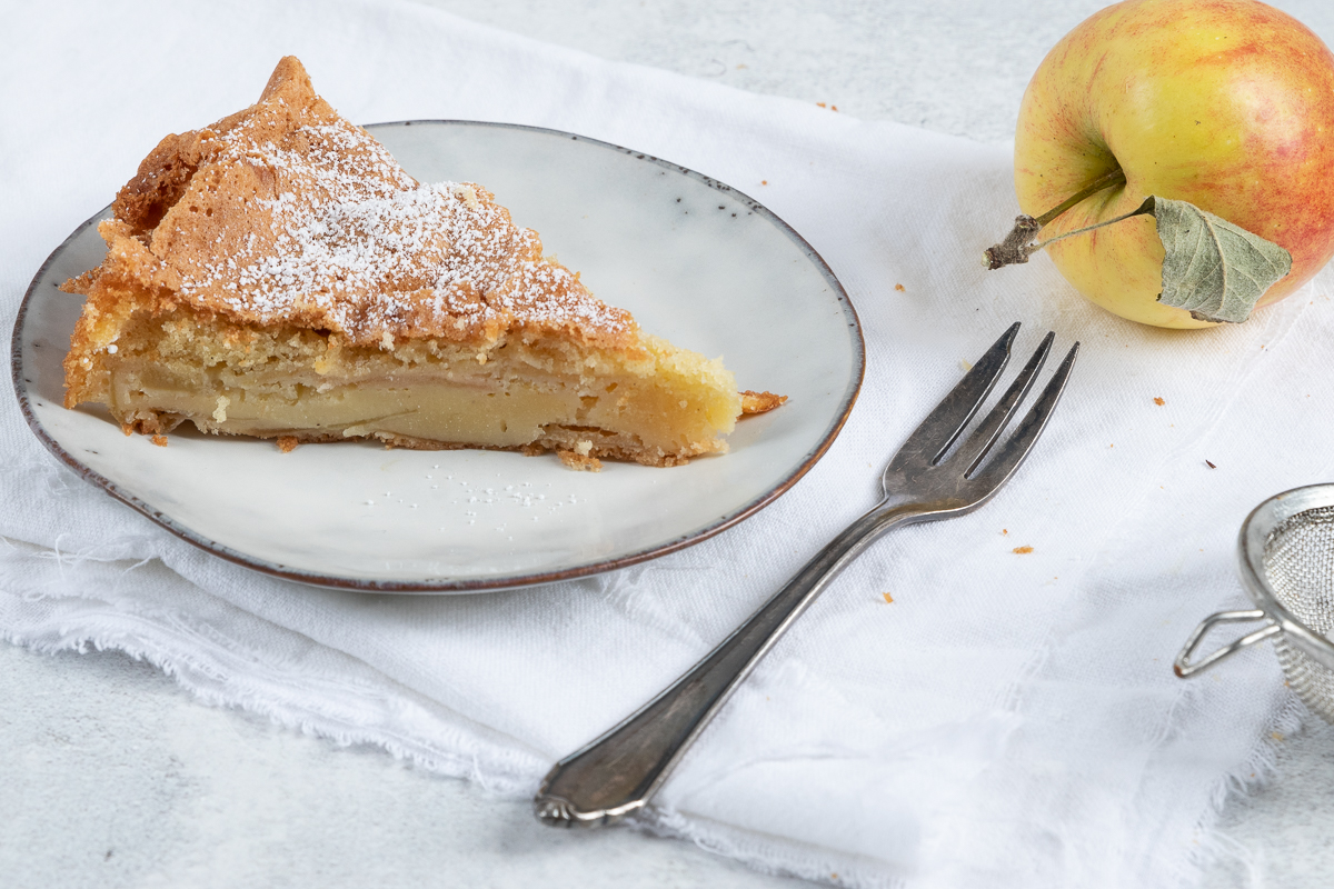 Franzosischer Apfelkuchen Einfaches Ruhrkuchenrezept Aus Dreierlei Apfel